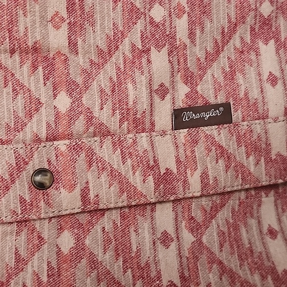 WRANGLER Retro Aztec Jacquard Snap Jacket Men's Size XL NWT - Picture 14 of 14